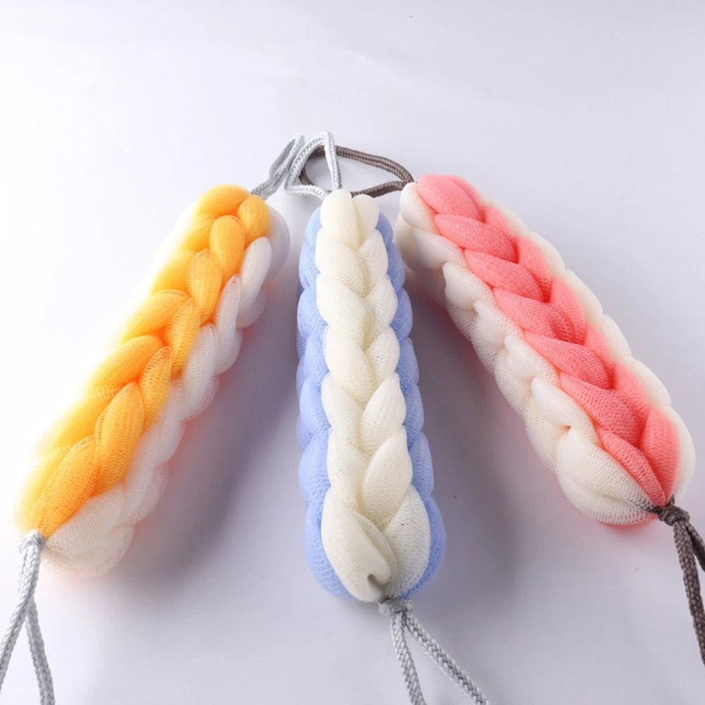 2 Pcs Bath Bar Miss Man Exfoliating Washcloth Back Scrubber Shower