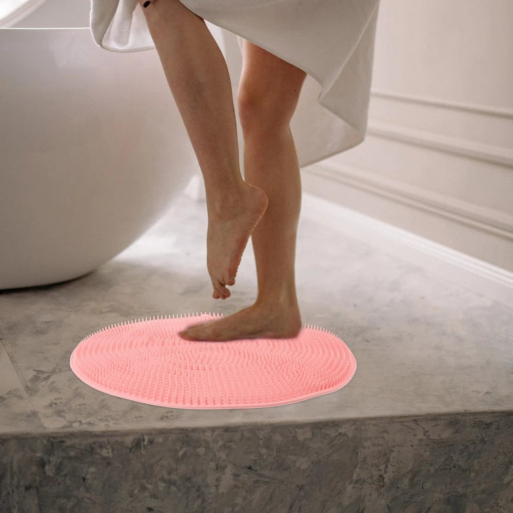 Silicone Foot Brush Bath Scrubber Cleaner for Pad