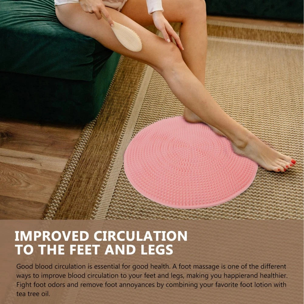 Silicone Foot Brush Bath Scrubber Cleaner for Pad