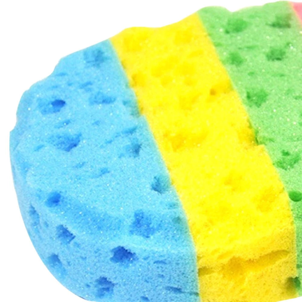2 Pcs Body Cleaning Sponge Bath Brushes Miss Oval Sponges Scrubbers