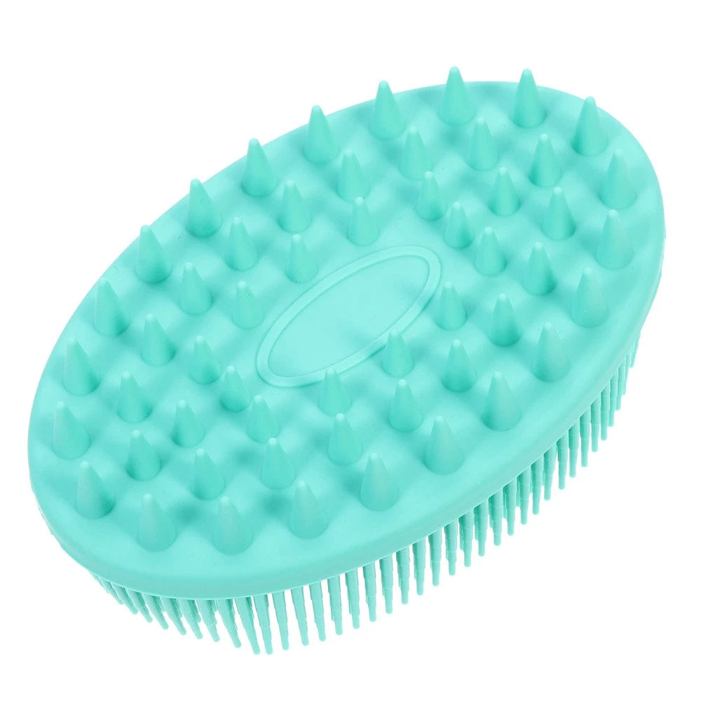 2 Pack Silicone Bath Brush Man Child Baby Adult Shower Practical