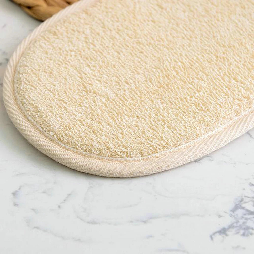 Natural Bath Pro Loofah Pad - Shower Sponge Body Scrubber Exfoliating Wash Pad,-