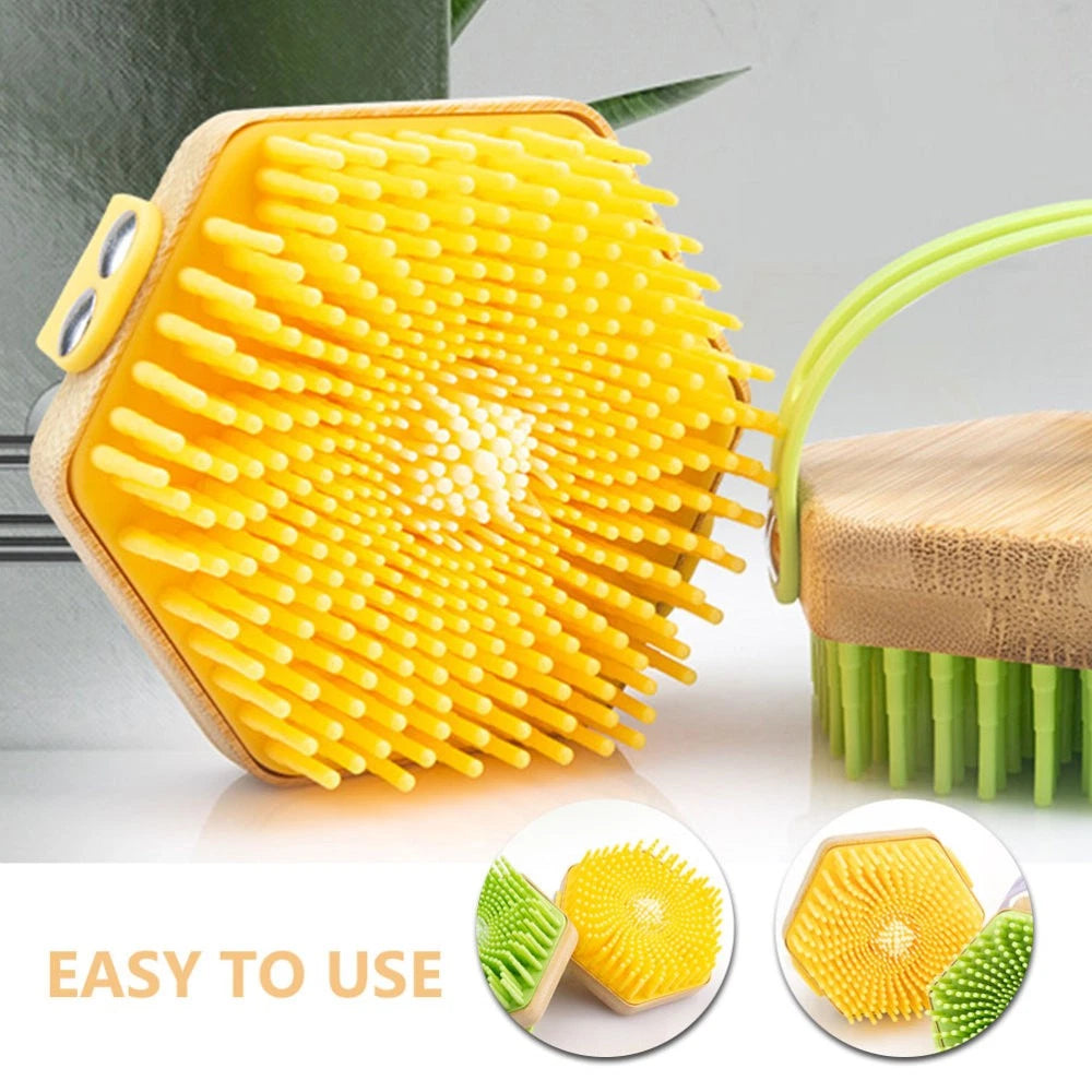 Silicone Bath Brush Bathing and Scrubbing Tools Brushes for Shower