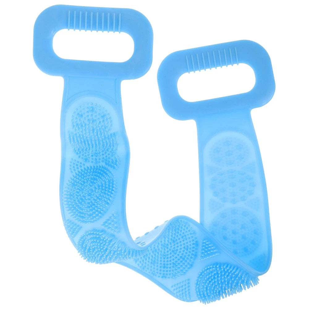 Silicone Body Brush Handle Silicone Back Washer Exfoliating Towel