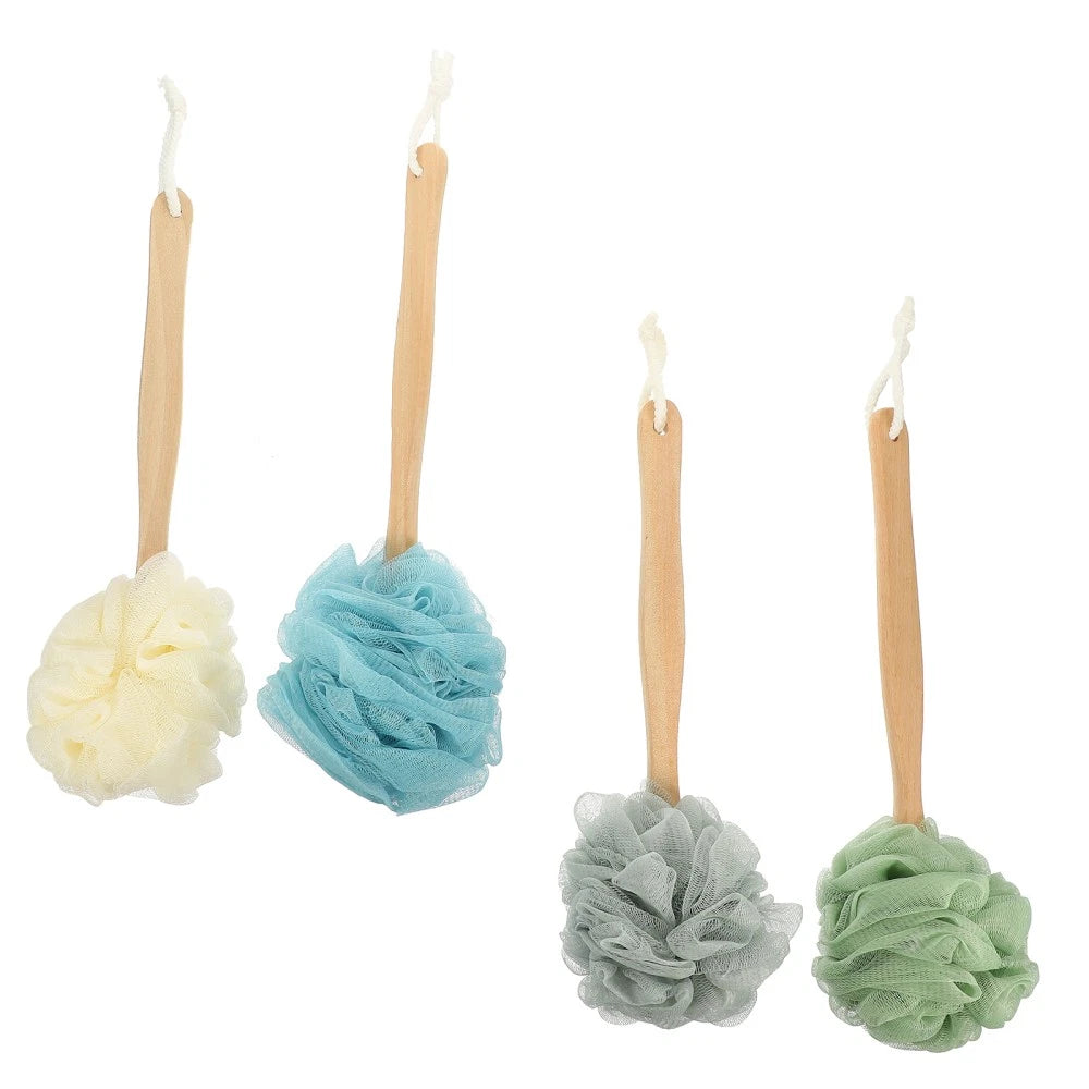 4 Pcs Bath Brush Rubs Back Miss Exfoliating Scrub Shower Body