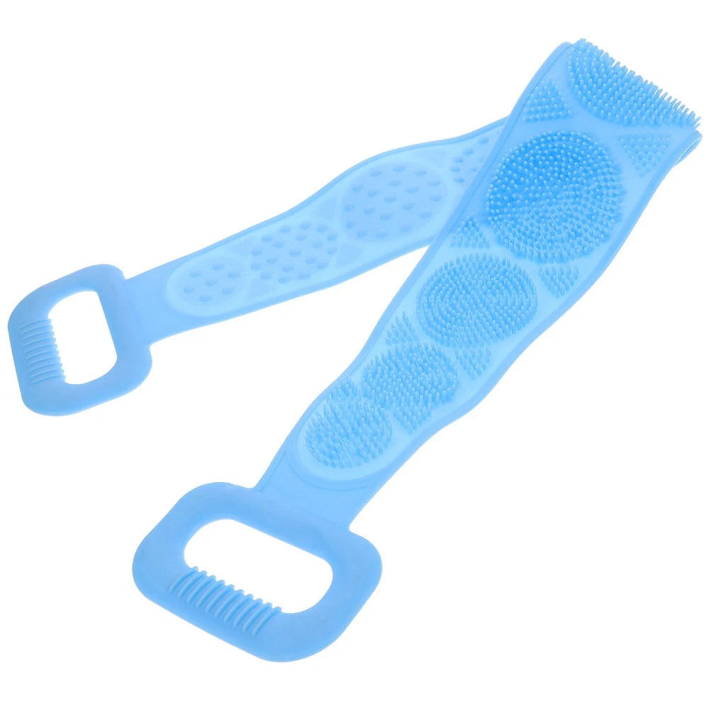 Silicone Body Brush Handle Silicone Back Washer Exfoliating Towel