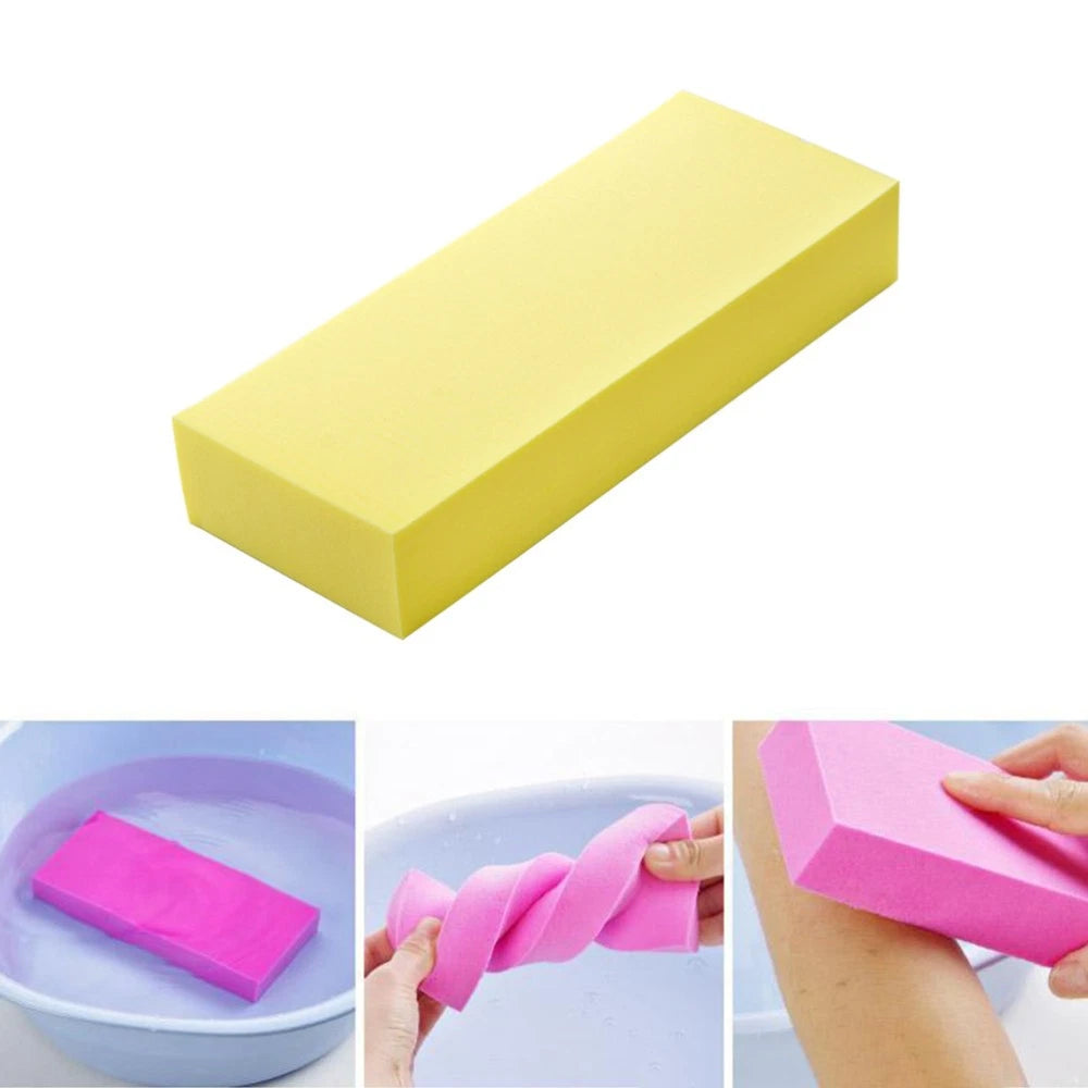 3 Pcs Sponge Cotton Exfoliating Brush Shower Exfoliator Body Scrubber