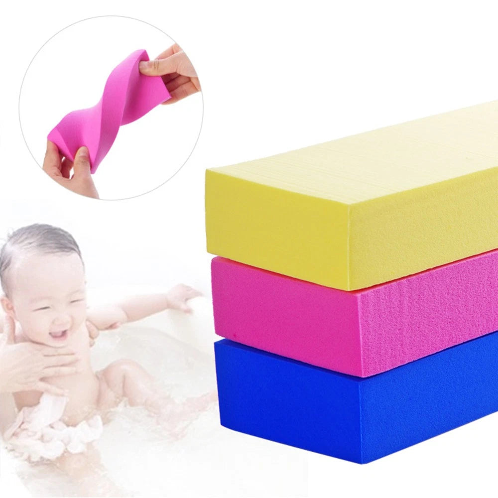 3 Pcs Sponge Cotton Exfoliating Brush Shower Exfoliator Body Scrubber