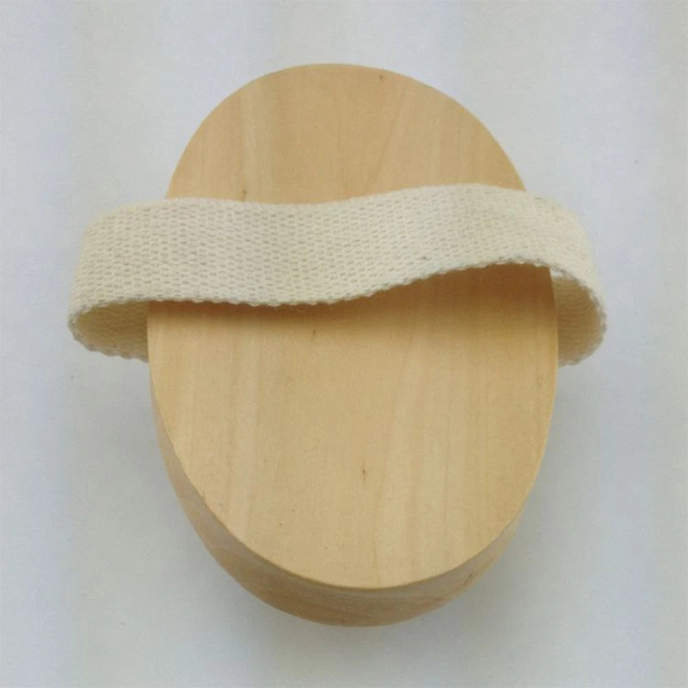 Massager Bath Brush Scrub for Shower Body Skin Exfoliating Wooden
