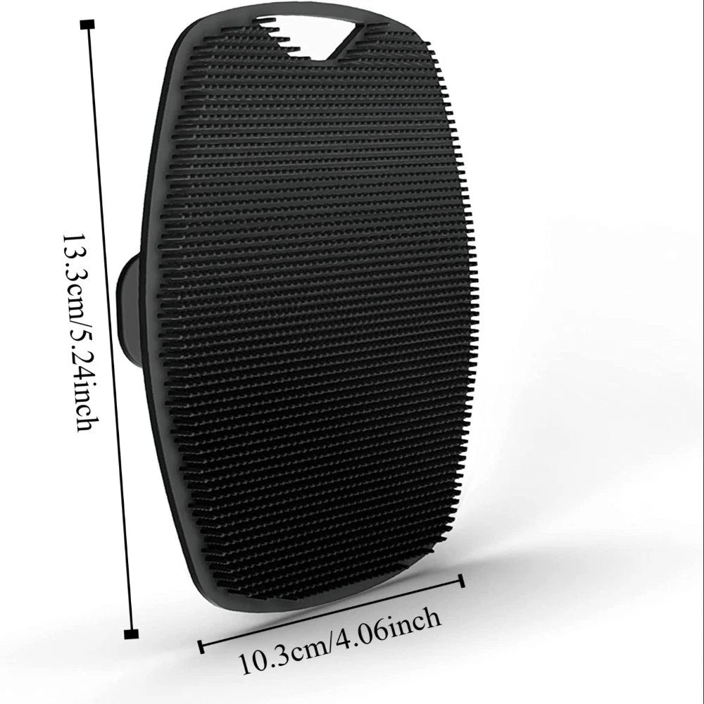 2PCS Exfoliating Cleansing Brush No Slip Handle Face Scrubber Wash Brush  Man