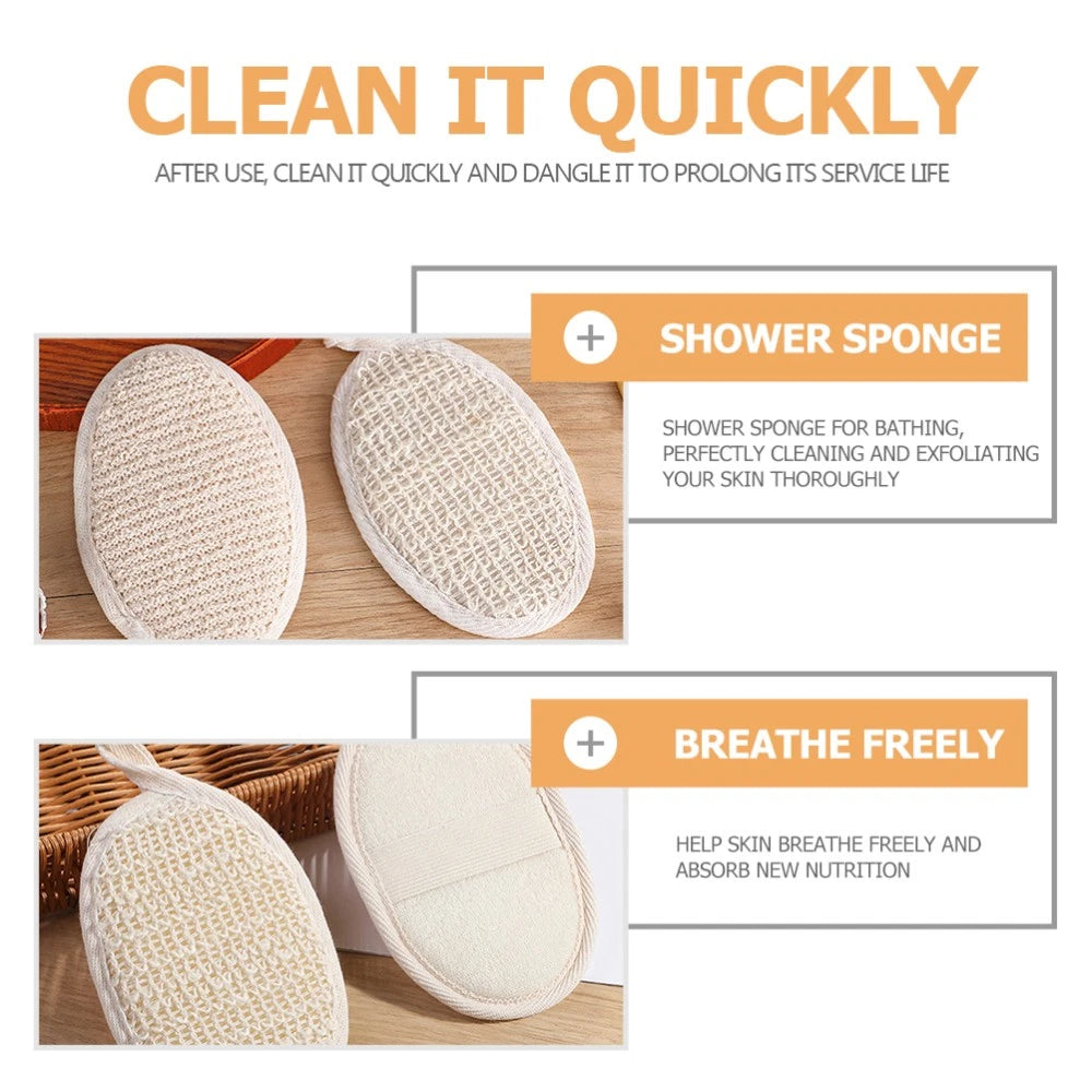 6 Pcs Bath Scrubber Body Sponges for Shower Baby Exfoliator Brush