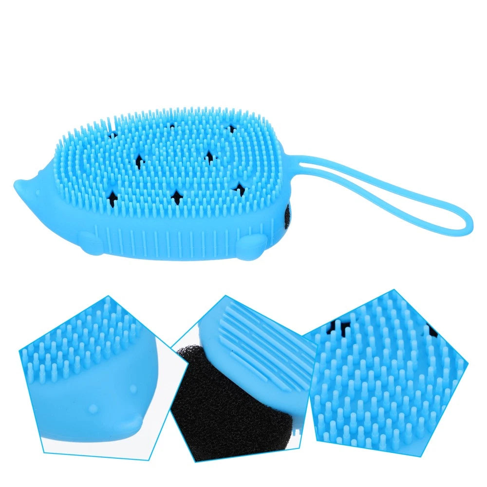 Silicone Bath Brush Woman Baby Cleaning Scrubbers for Home Bathing