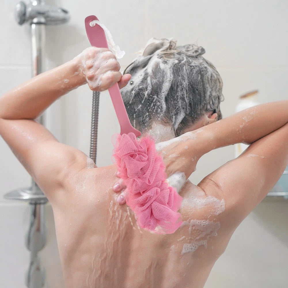 2 Pcs Bath Ball Brush Brushes Body Cleaning Exfoliating Scrubber