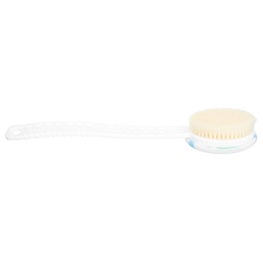 1PC Supple Bristle Shower Brush Strong Cleaning Long Handle Bath Brush Bath Tool