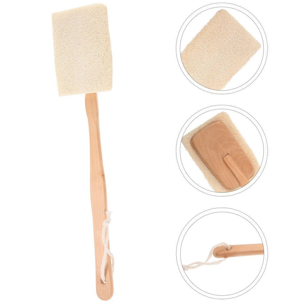 Back Massage Brush Body Scrubber for Men Long Handle Bath Shower