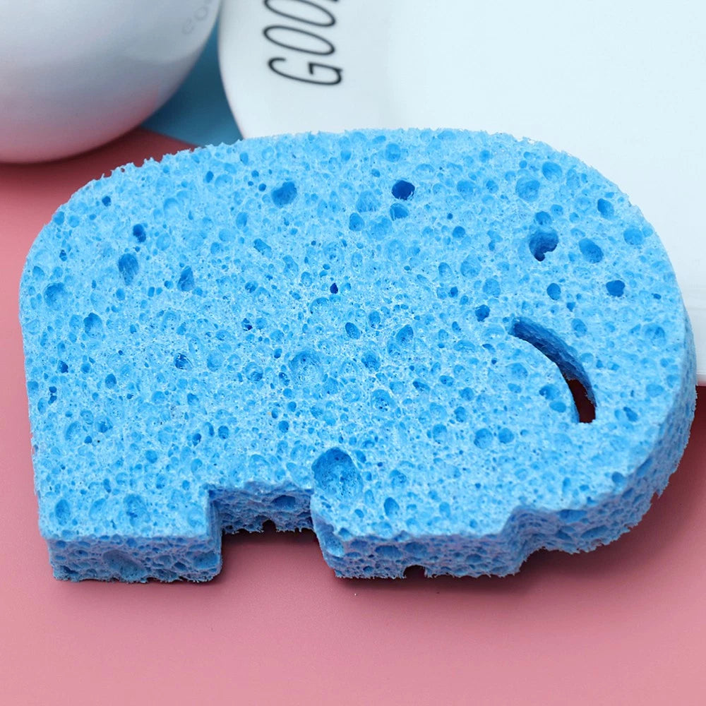 4 Pcs Baby Bath Sponge Miss Child Shower Body Kids Sponges for Bathing