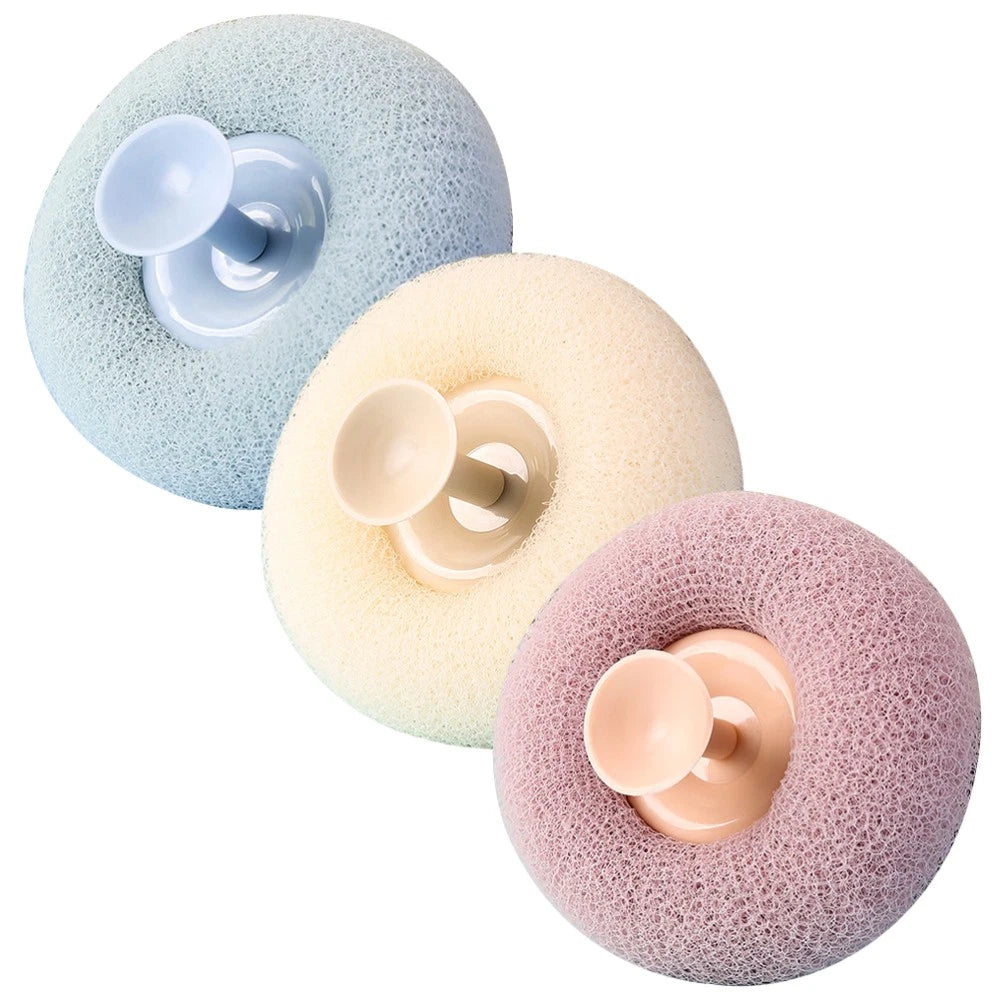 3 Pcs Bath Brush Miss Shower Exfoliator Scrubber for Woman