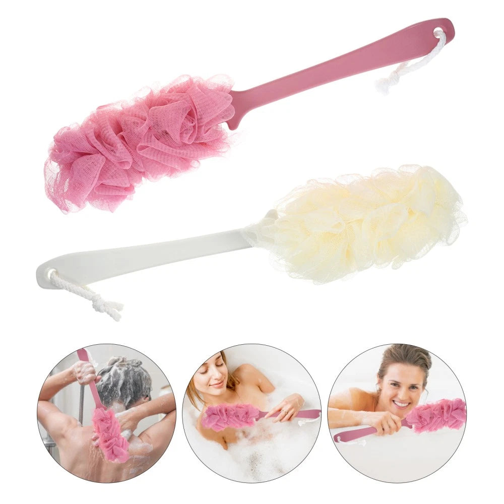 2 Pcs Bath Ball Brush Brushes Body Cleaning Exfoliating Scrubber