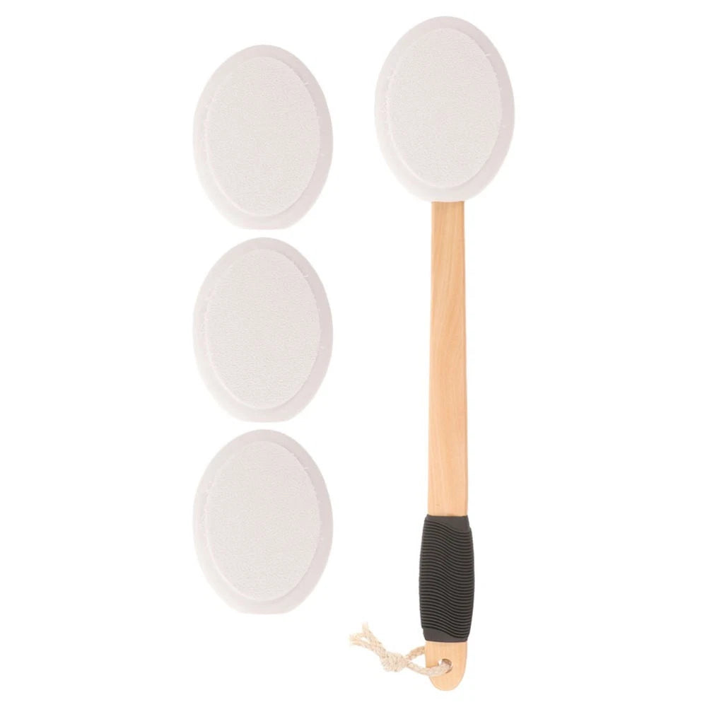 Back Applicator Anti- Bath Brush Set Baby Exfoliator for Putting on Cream