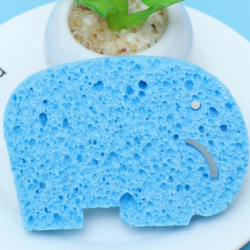 4 Pcs Baby Bath Sponge Miss Child Shower Body Kids Sponges for Bathing