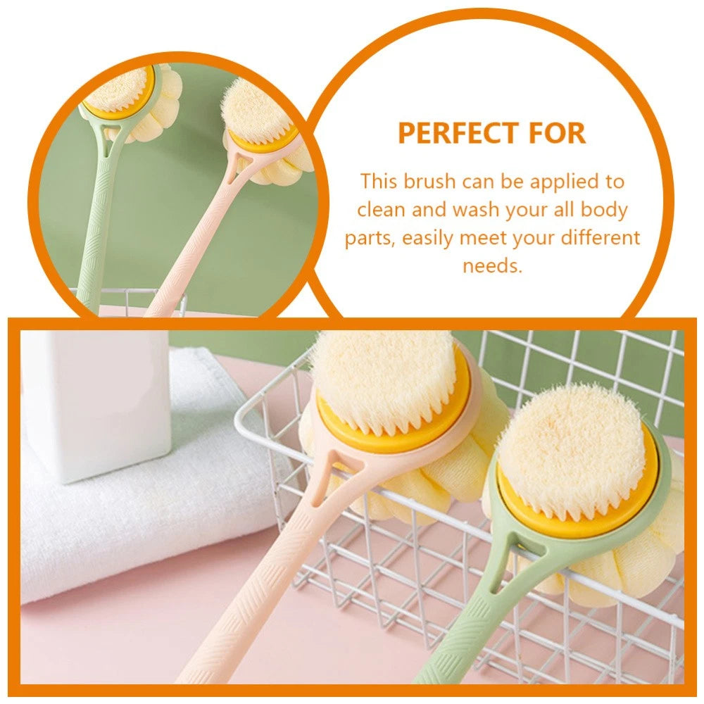 Bath Brush Multi-functional Exfoliating Long Shower Scrubber for Body