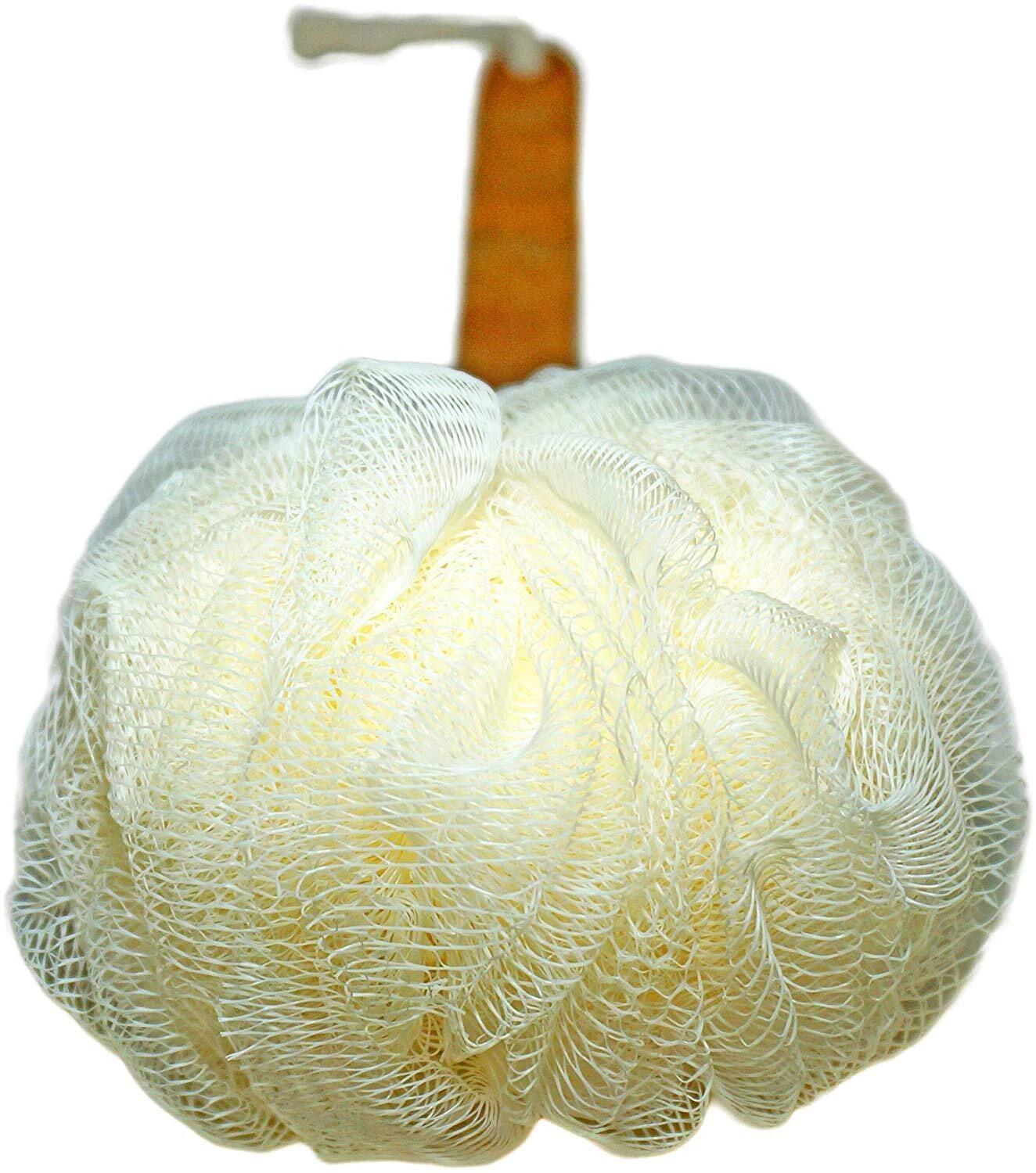 4 Pack Long Handled Exfoliating Loofah Back Scrubber Bath Body Sponge for Shower