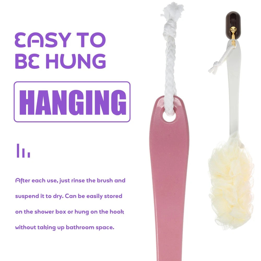 2 Pcs Bath Ball Brush Brushes Body Cleaning Exfoliating Scrubber