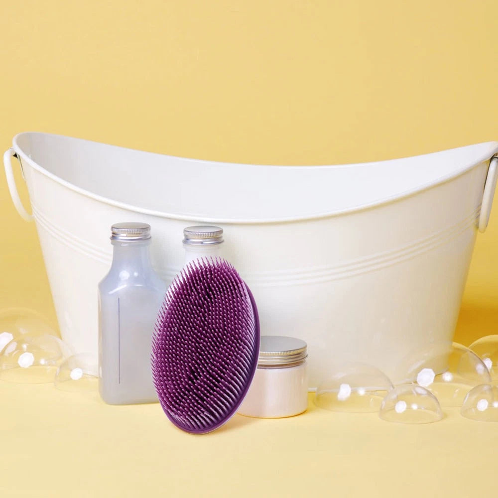 2Pcs Baby Silicone Body Brushes Practical Bath Brushes Shower SPA Brush