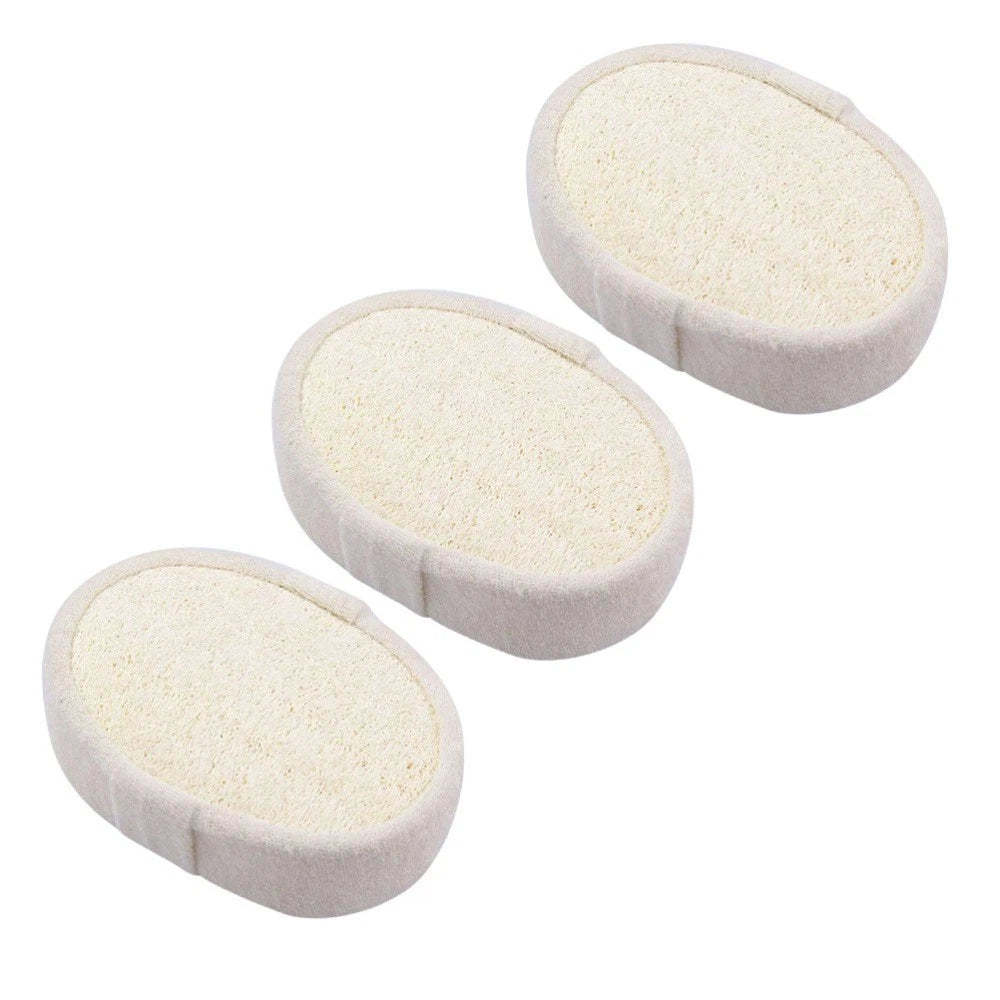 3 Pcs Loofah Bath Towel Shower Sponges Exfoliating Back Scrubber Body Brush