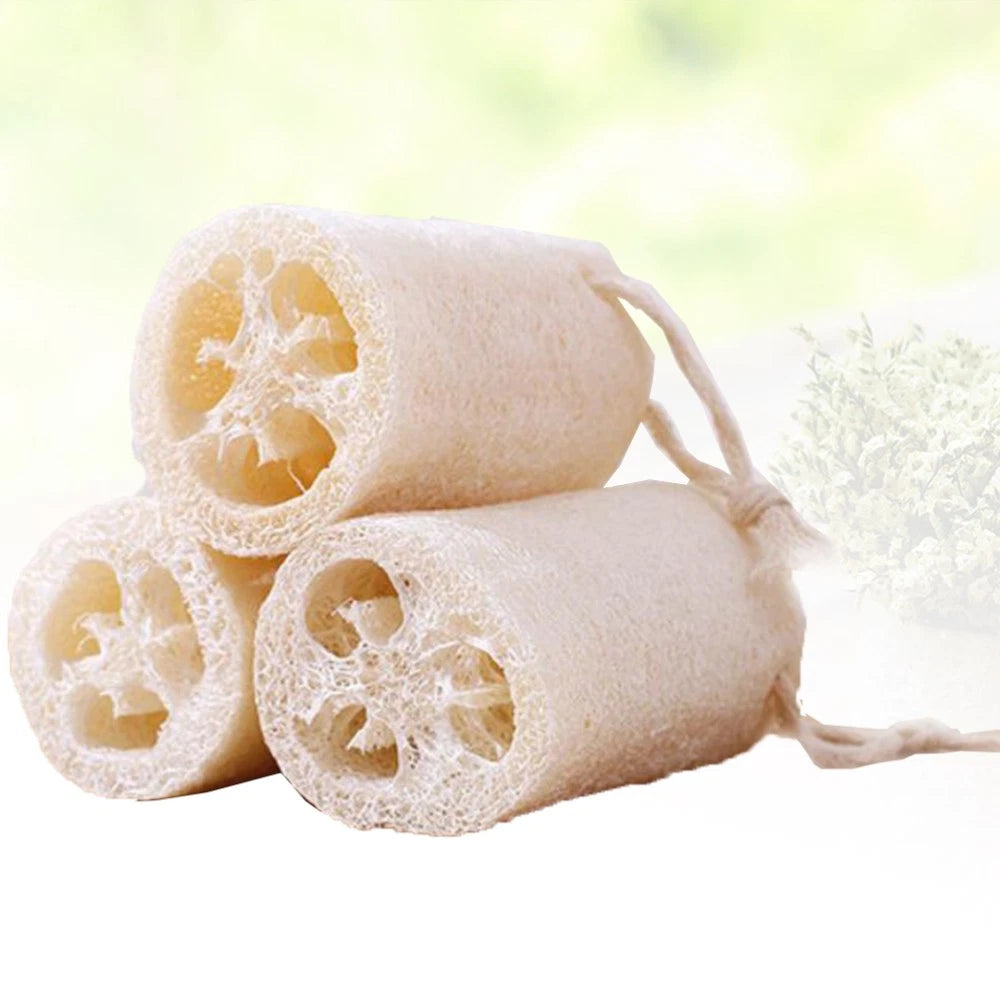 3Pcs Loofah Bathing Brush Exfoliator for Gentle Skin Exfoliation