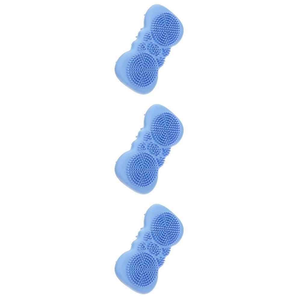 3 PCS Multifunctional Bath Brush Exfoliating Body Scrubber Baby Tool