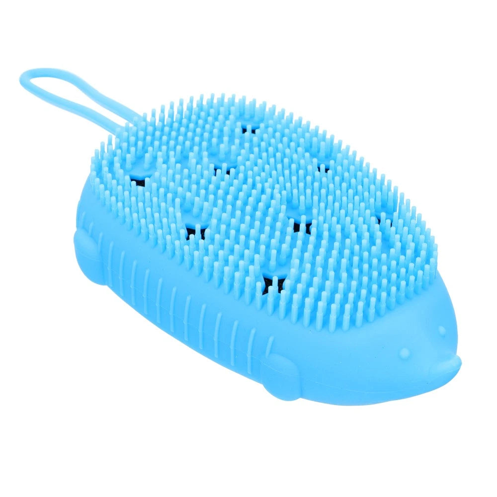 Silicone Bath Brush Woman Baby Cleaning Scrubbers for Home Bathing