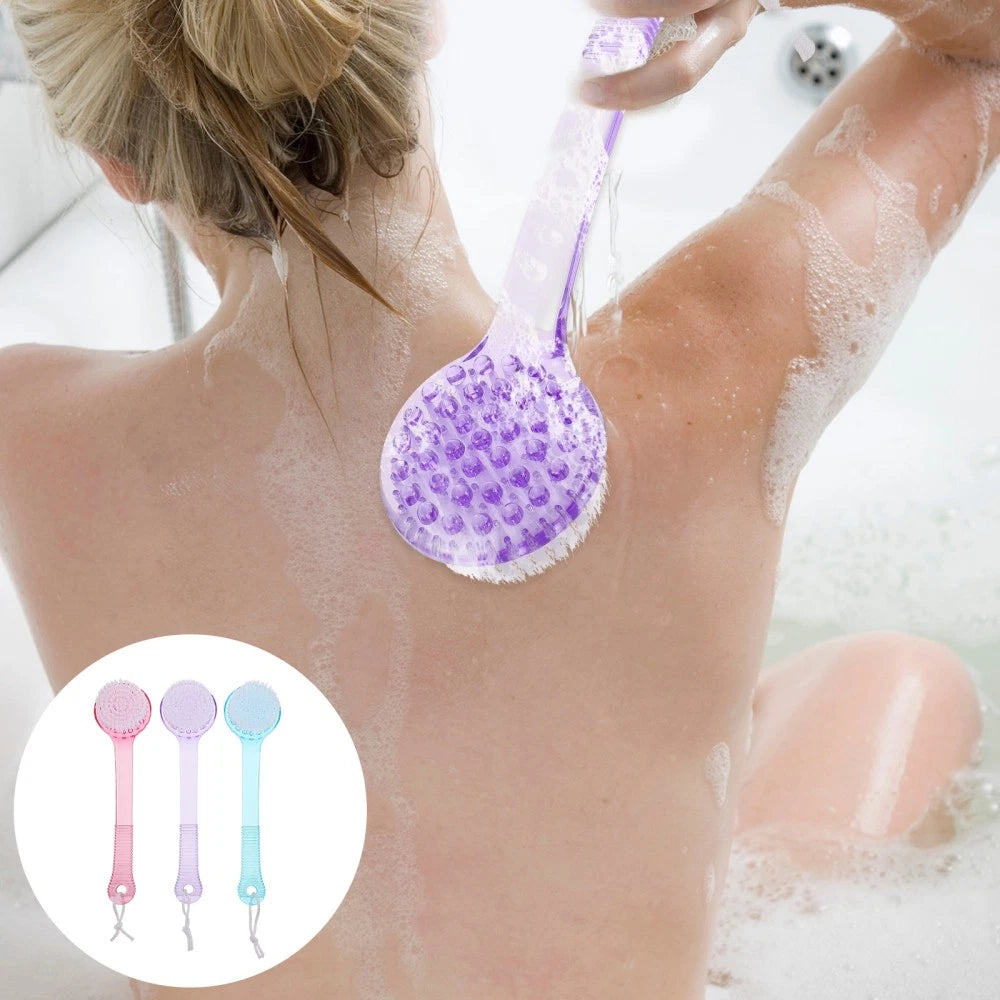 3 Pcs Bath Brush Scrub for Shower Loofah Exfoliating Body Scrubber