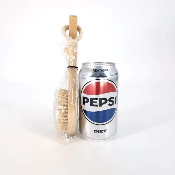 Wooden Shower Bath Brush For Body Cleaning Short Handle Shower Bath Wooden