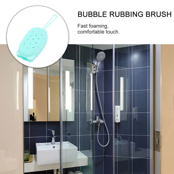 2 Pack Bath Scrubber Brush Exfoliating Body Shower Exfoliator Baby Back