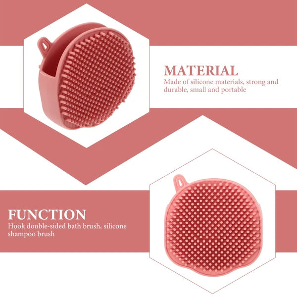 Bath Brush Newborn Man Skin Scrubber Exfoliator Body Ergonomic Silicone Shower