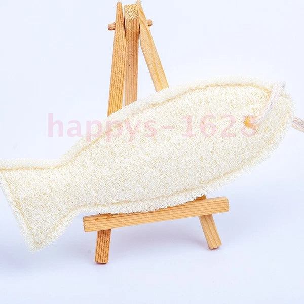Body Exfoliating Loofah Back Scrubber Natural luffa Shower Bath Child Clean Skin