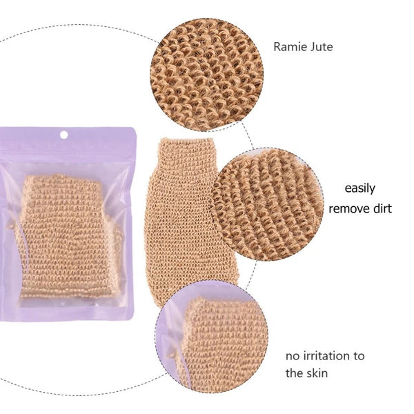 2Pcs Body Scrub Bath Glove Exfoliating Mitts for