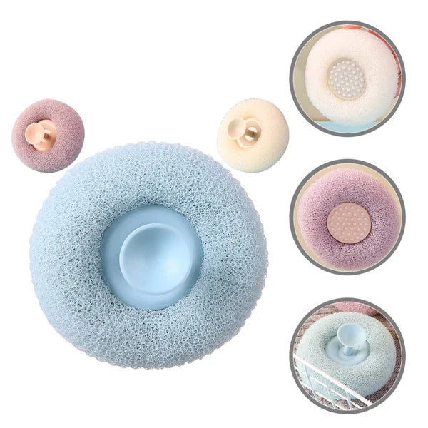 3 Pcs Bath Brush Miss Shower Exfoliator Scrubber for Woman
