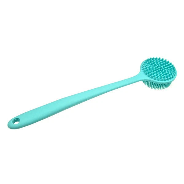 Silicone Bath Brush Back Exfoliator for Shower Body Care Long Handle