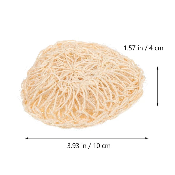 2 Pcs Sisal Bath Brush Body Scrubber Shower Cleaner Man Mother Balls