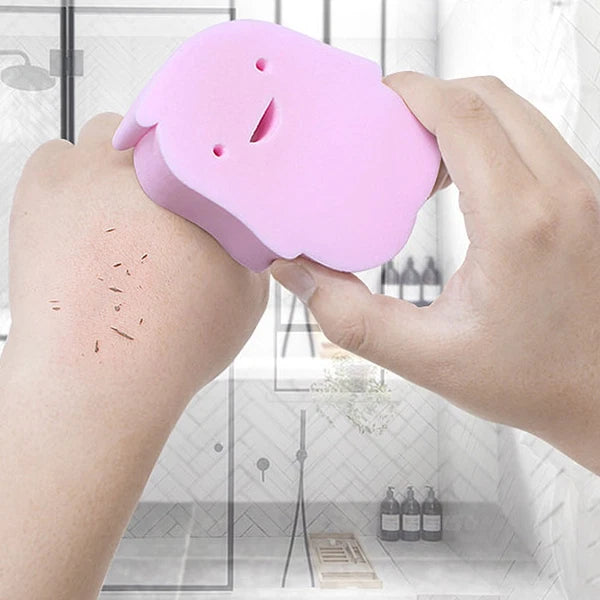 2 Pcs Baby Bath Sponge Infant Shower Rubbing Scrubber Body Bath Brush PVA