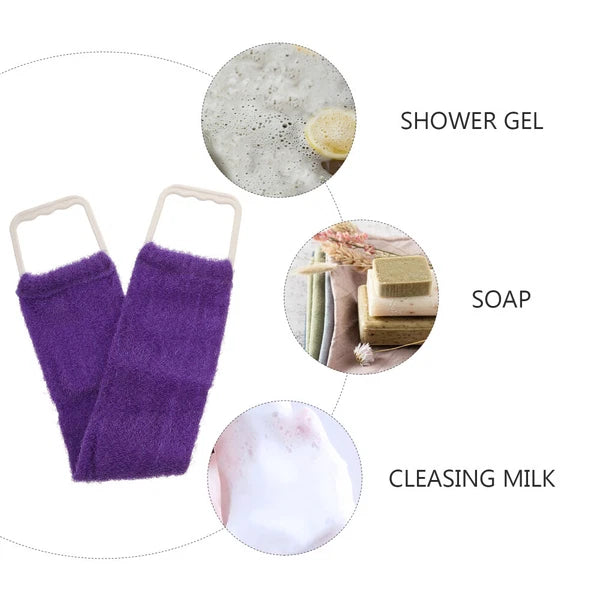 Back Scrubber Men Bath Body Brush Towel Tub Cleaners Bathtub Miss Man