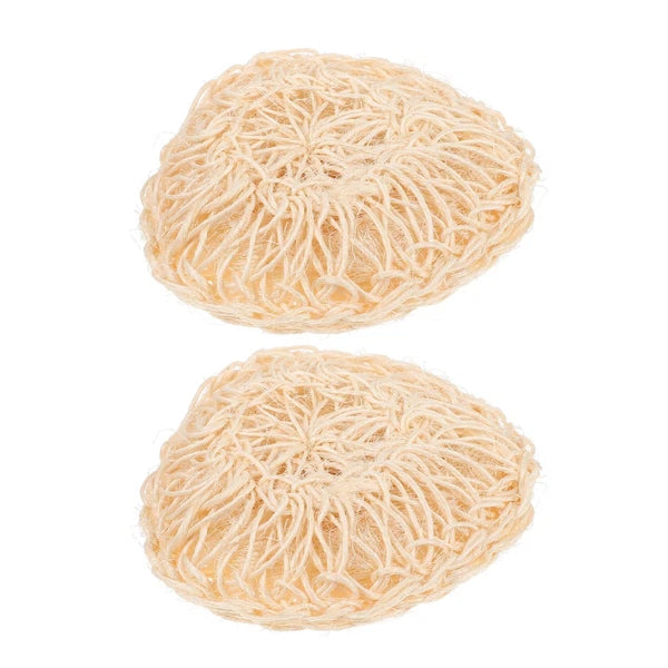 2 Pcs Sisal Bath Brush Body Scrubber Shower Cleaner Man Mother Balls