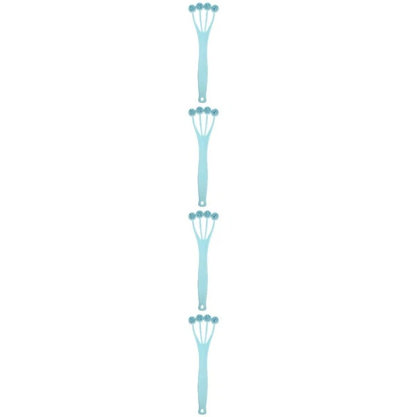 4 Pack Exfoliating Bath Brush Man Miss Long Handle Back Practical Shower Body
