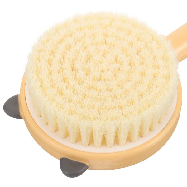 Leopard Print Bath Brush Soft Body Scrubber Scrubbers for Back Fiber