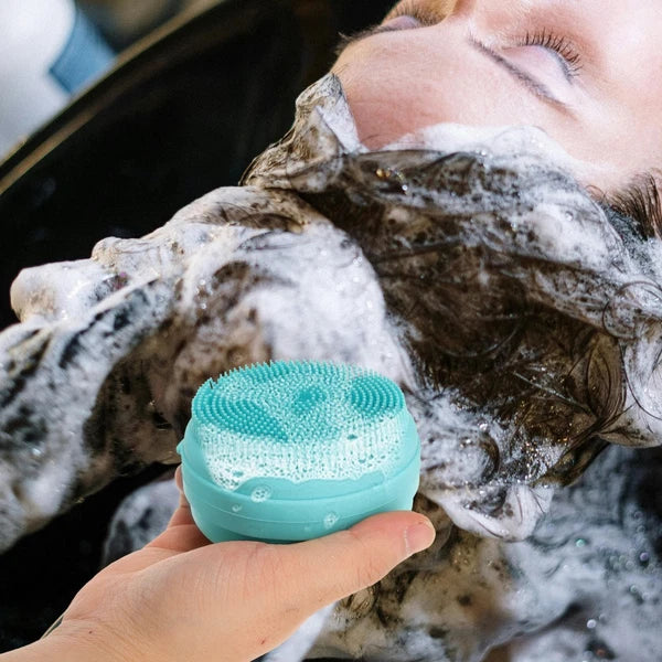 Bath Brush Silicone Exfoliating Reusable Body Scrubber