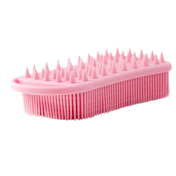 Portable Baby Bath Brush Household Bath Massage Brush Silicone Baby Shampoo