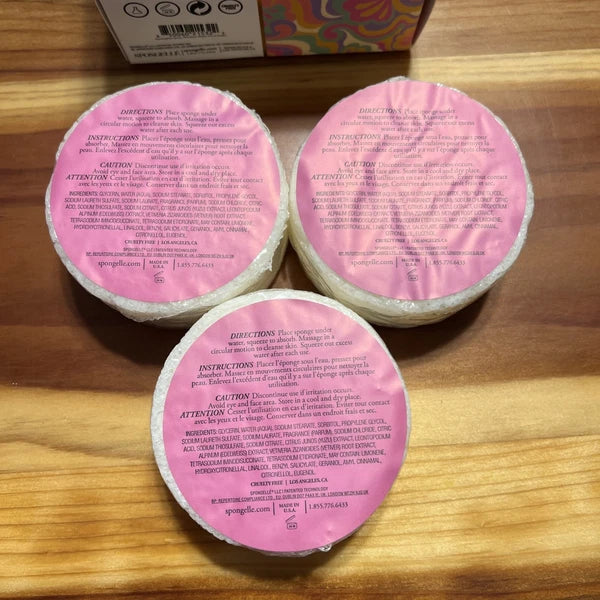 Spongelle PASSIONFRUIT SPRITZ * MANDARIN MOJITO * PEACH BELLINI Trio (3) Buffers