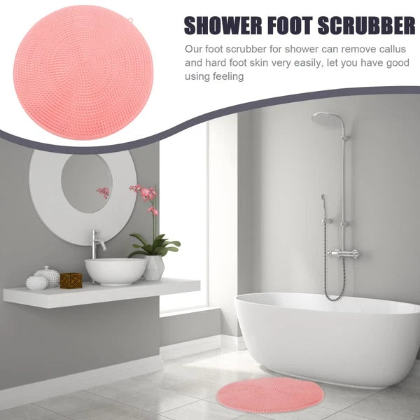 Silicone Foot Brush Bath Scrubber Cleaner for Pad